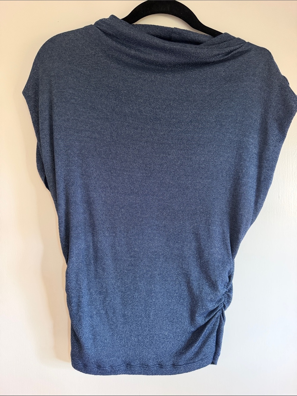 Michael Starrs Women's Blue Crew Neck Top